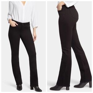 NYDJ Women’s Barbara bootcut jeans in faded black Size 8 Classic Minimalist